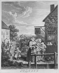 Horário do dia, noite de 1738